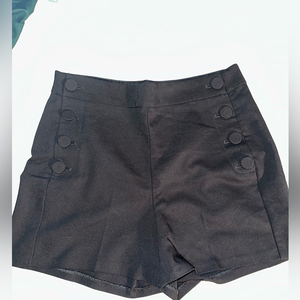 High waisted sailor shorts
